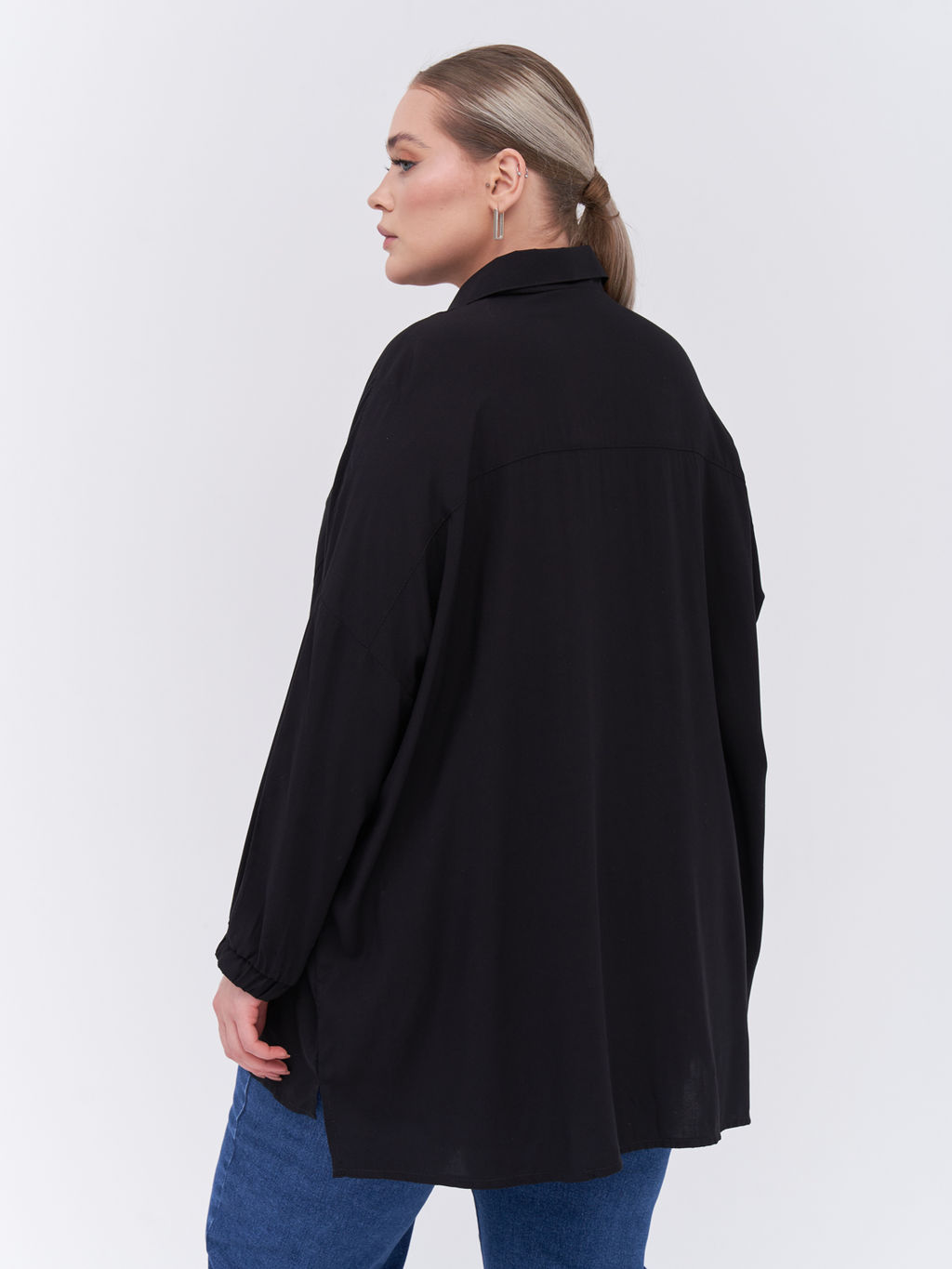 Рубашка из штапеля BL28104BLK01 - Артесса фото 8