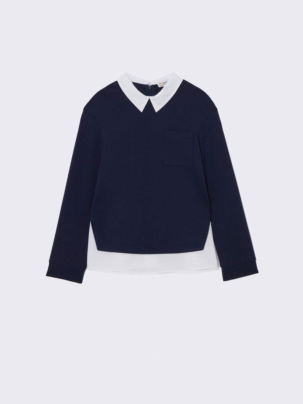 14543 Джемпер для девочек F072.01-3 синий - Смена фото 6