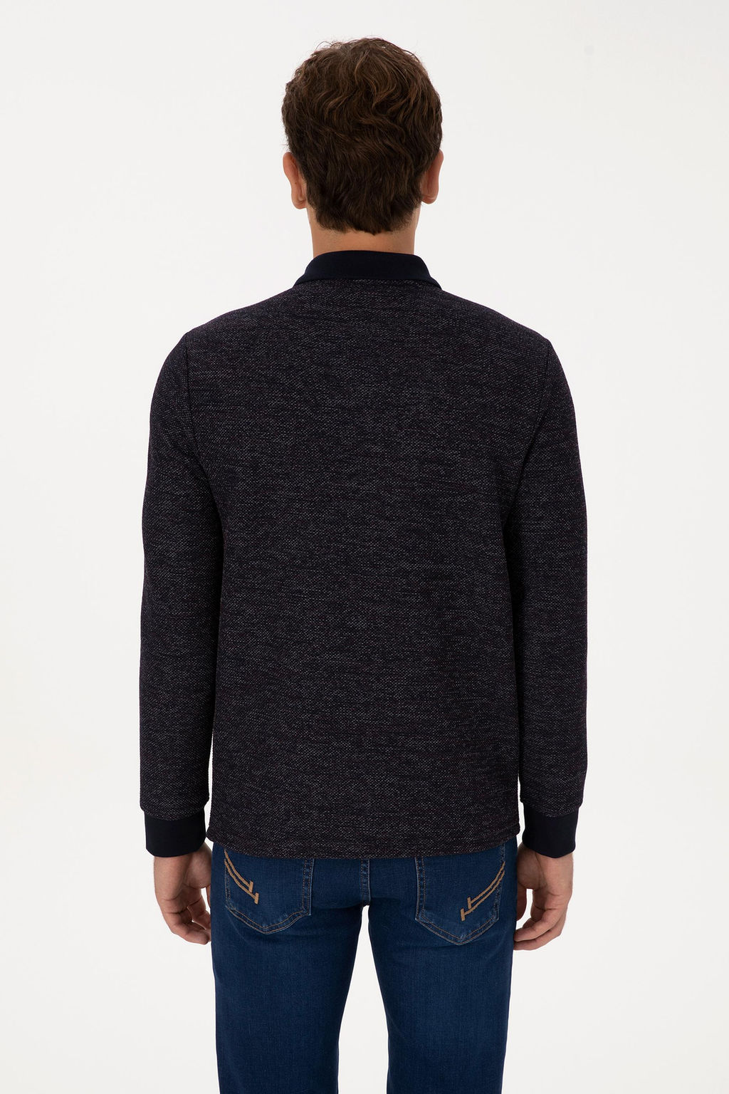 Erkek Lacivert Basic Sweatshirt - U.s. polo assn фото 5