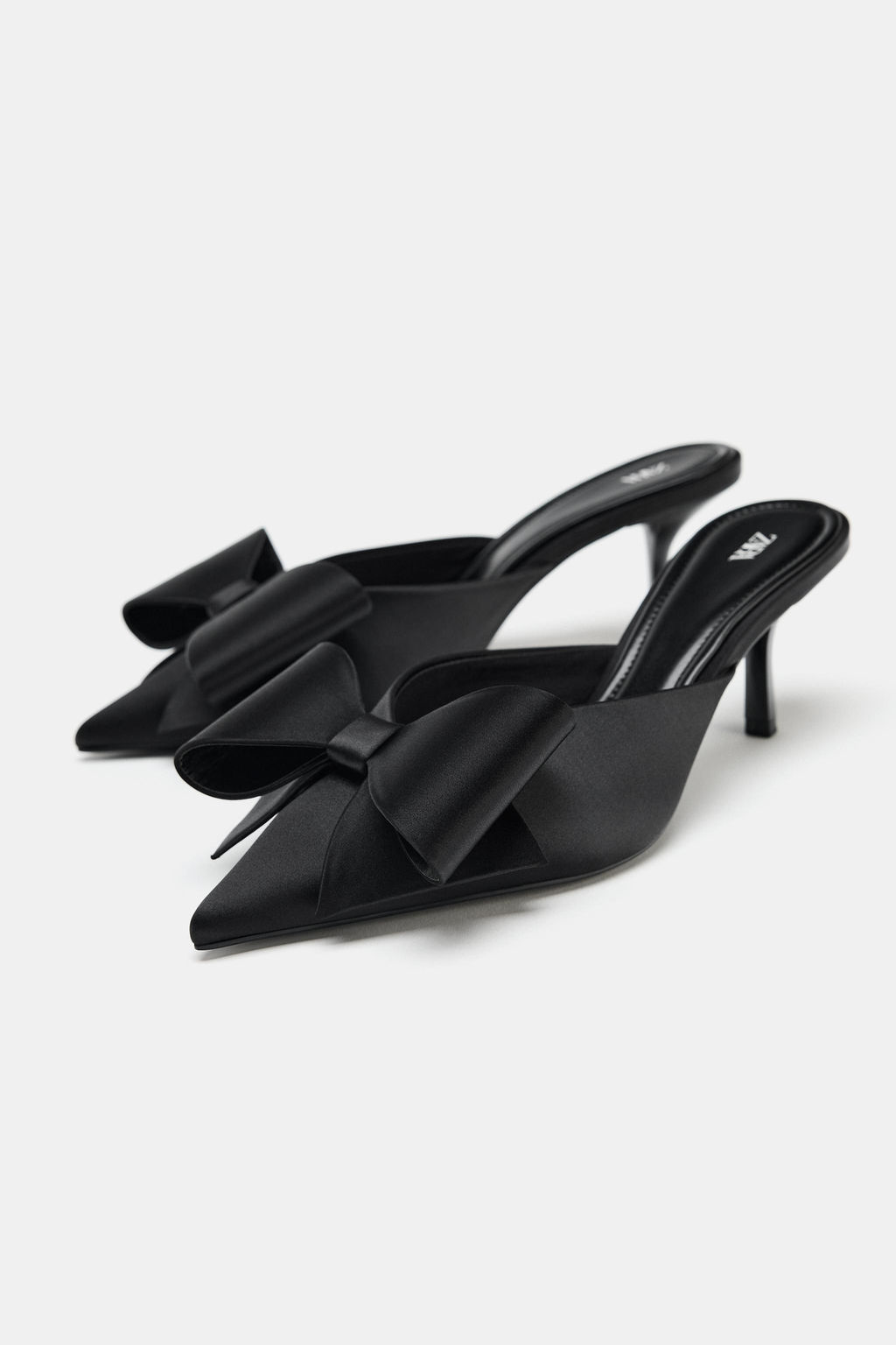 BOW HIGH-HEEL MULES - Zara фото 11