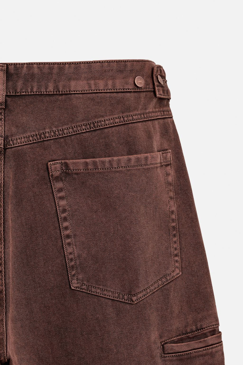 CARPENTER DENIM TROUSERS - Zara фото 9