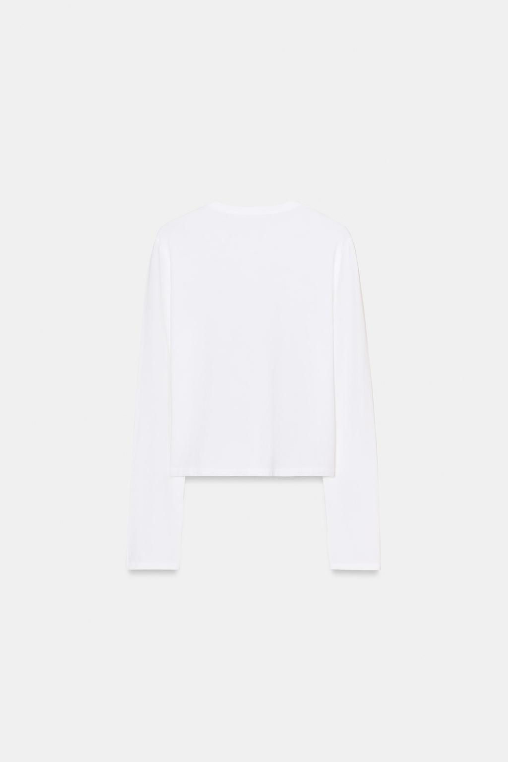 100% COTTON BUTTON-UP T-SHIRT - Zara фото 15