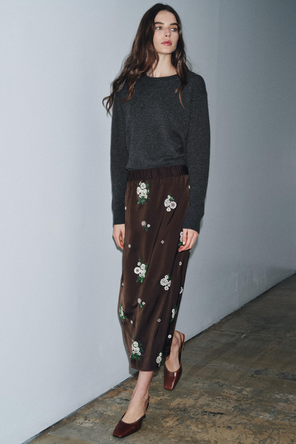 ZW COLLECTION LIMITED EDITION SEQUIN EMBROIDERED SKIRT - Zara фото 4