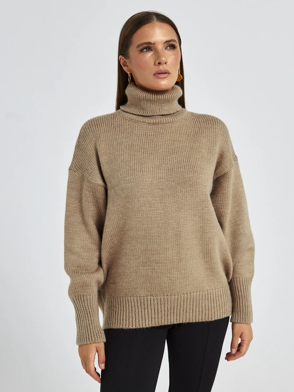 JETTY Джемпер вязаный свитер с горлом  фото 8