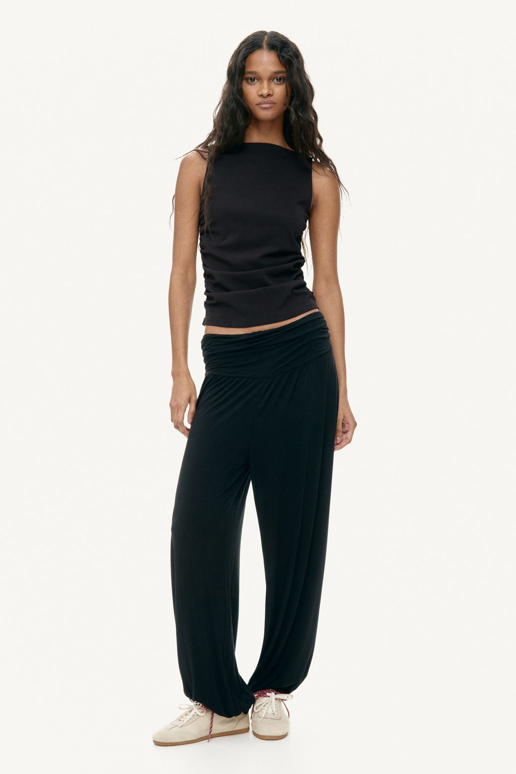 Top fruncido en punto - H&m фото 7