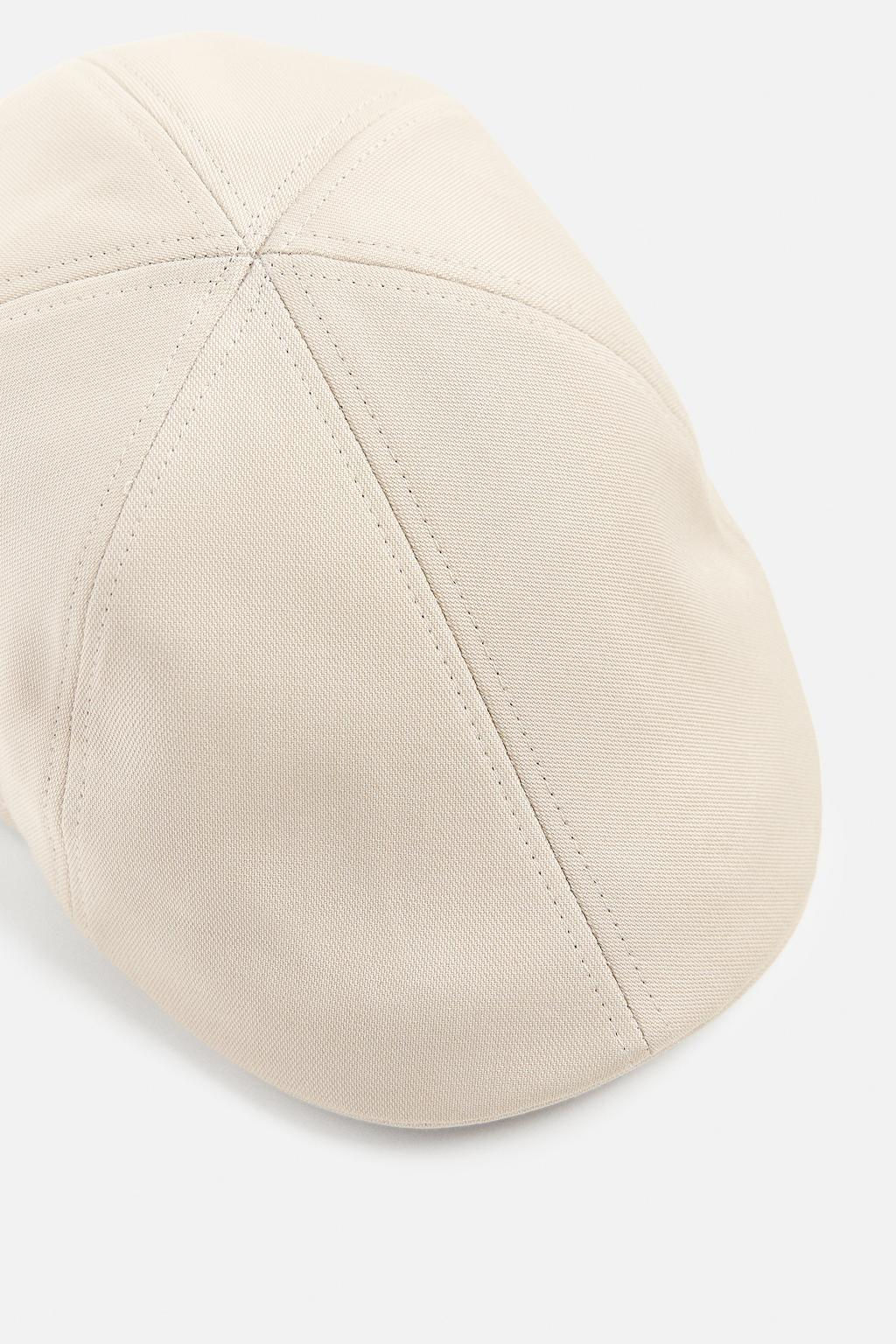 TEXTURED FLAT CAP - Zara фото 5