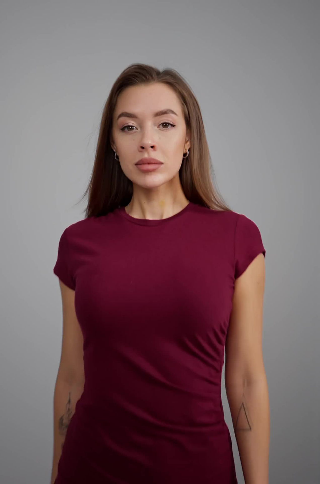 Женское облегающее платье с разрезом Happyfox