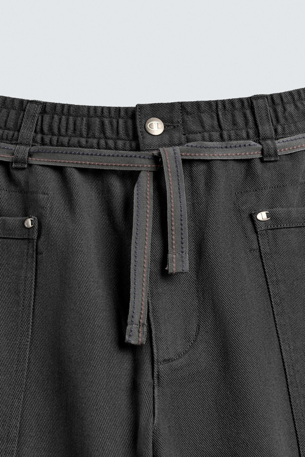 CHAMPION ® X ZARA DRAWSTRING CARGO TROUSERS  фото 9