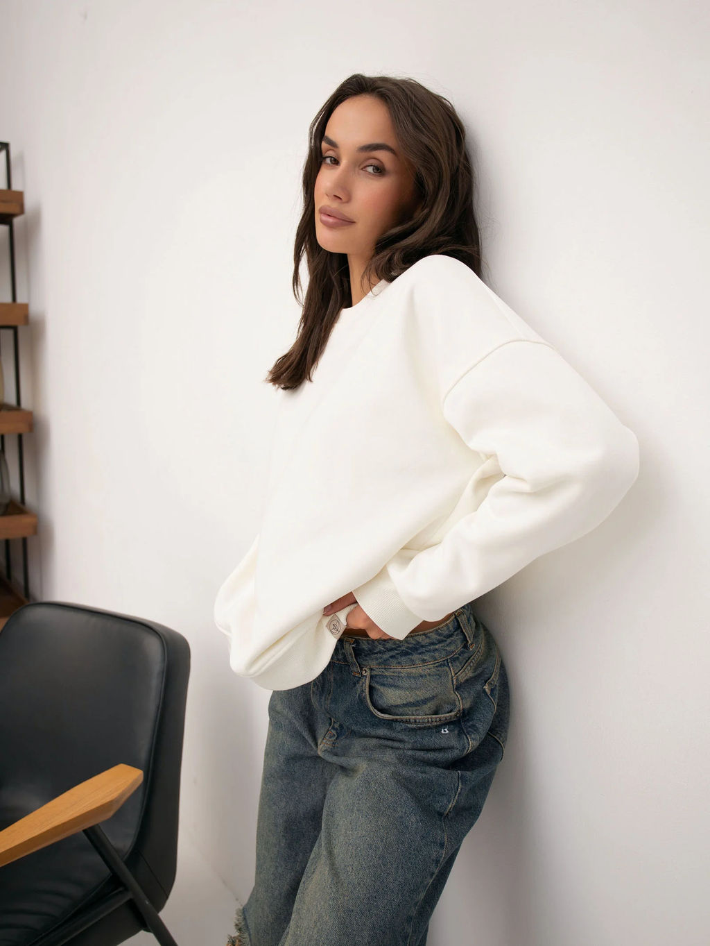 Свитшот женский Скай Бежевый - Modamica фото 5