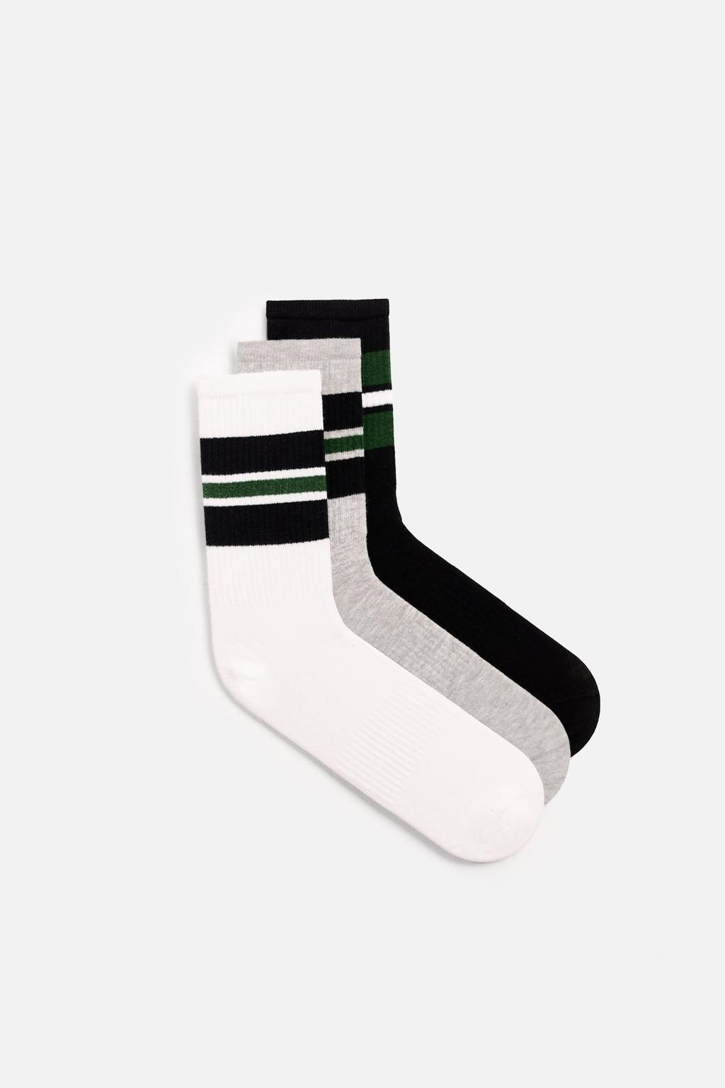 PACK OF 3 STRIPED SOCKS - Zara фото 2