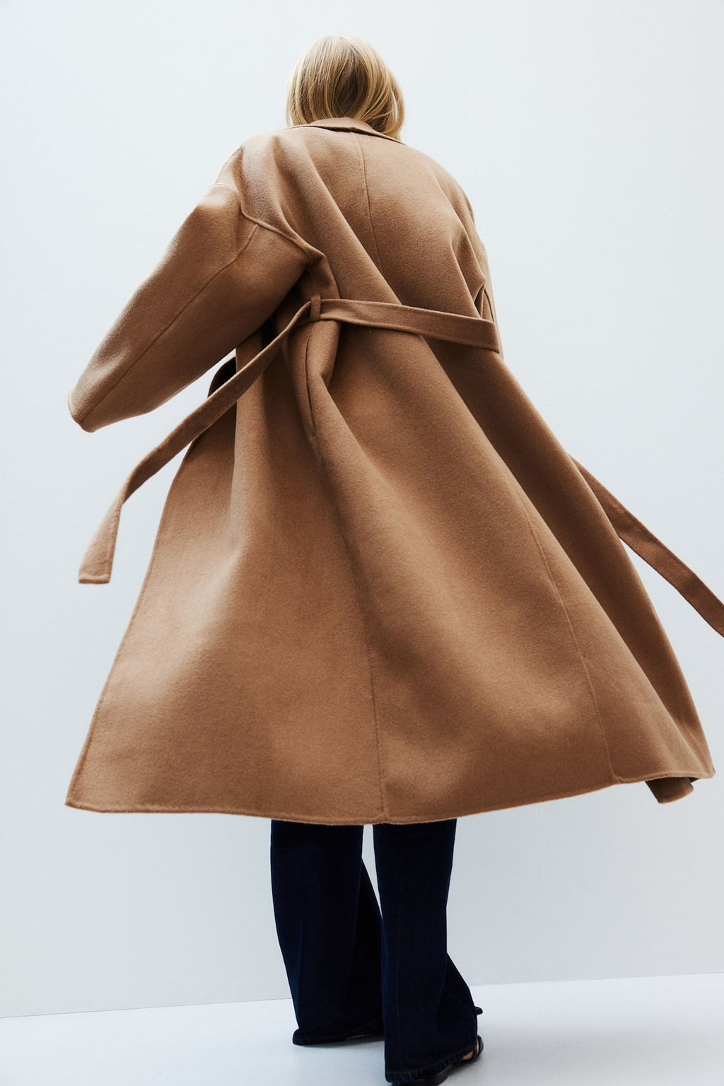 Abrigo en mezcla de lana confeccionado a mano - H&m фото 4