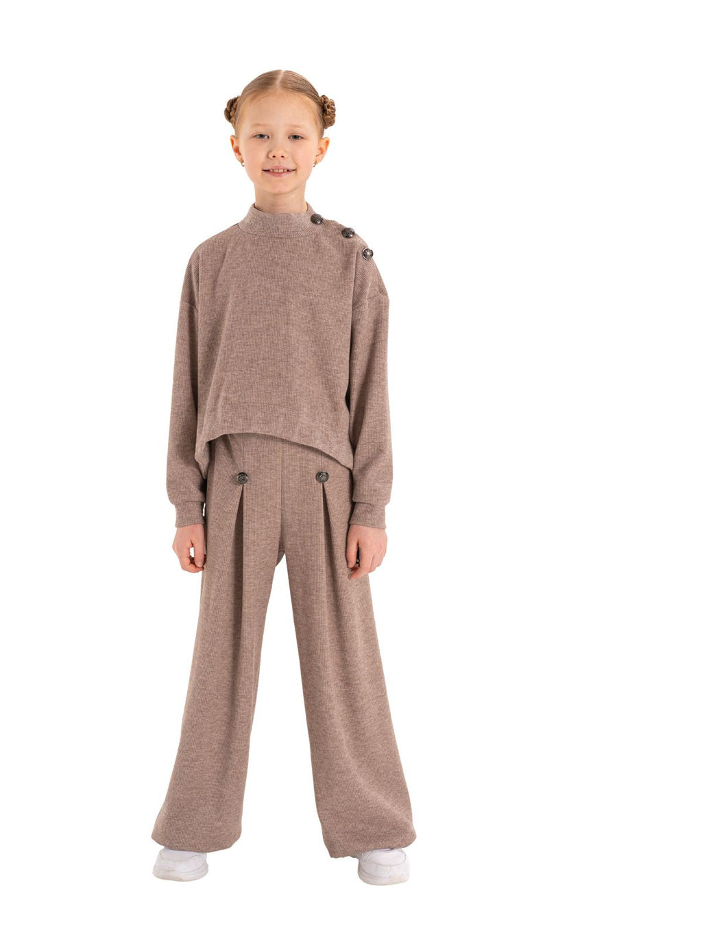 Брюки для девочки О66580 - Карамелли фото 5