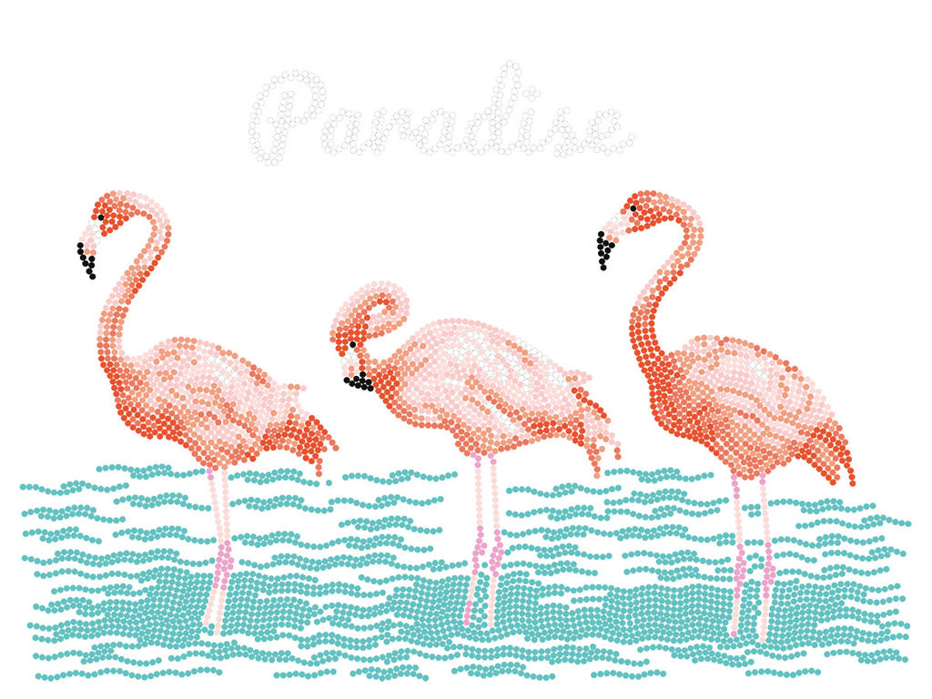 Кристальная (алмазная) мозаика ФРЕЯ ALPD-108 на подрамнике Тропический рай 40 х 30 см