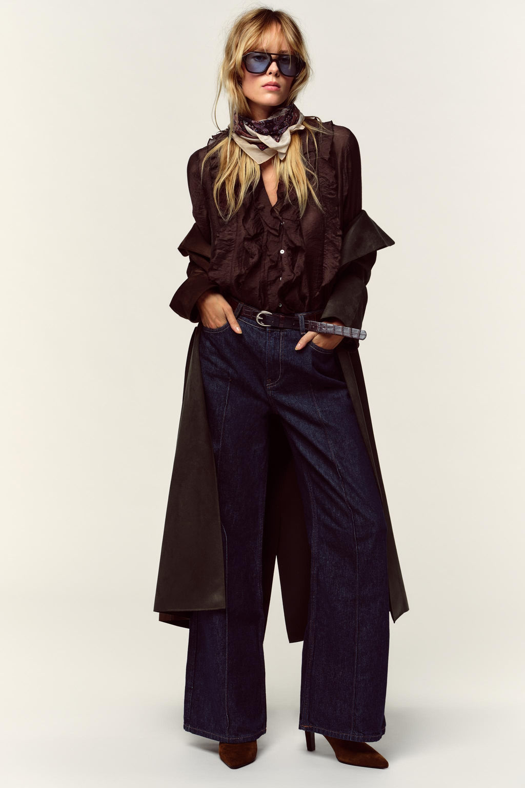 RUFFLED BLOUSE - Zara фото 9