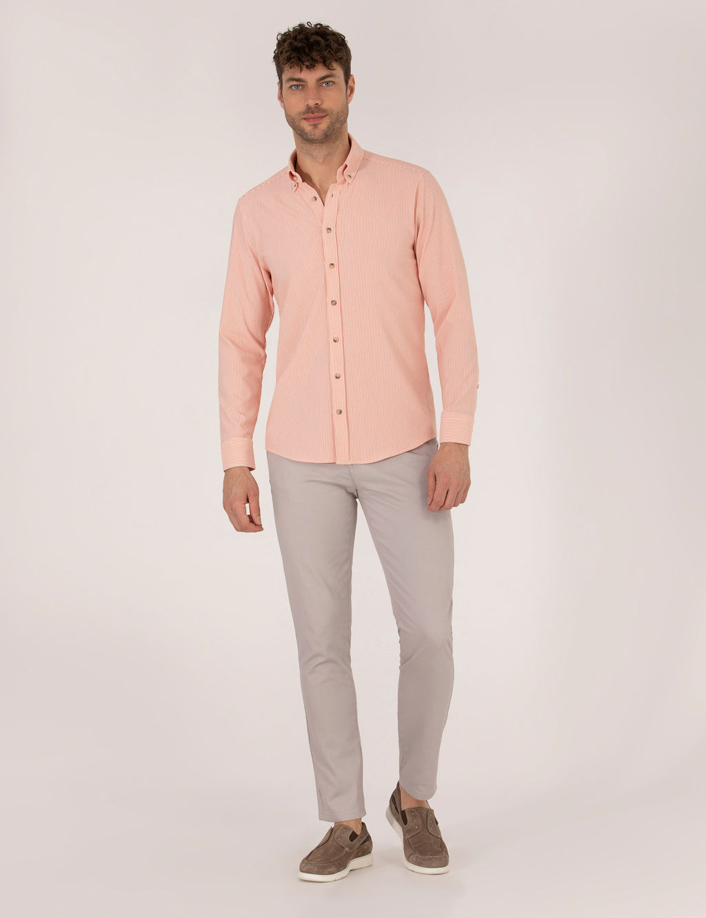 Tar__n Slim Fit Uzun Kollu G_mlek