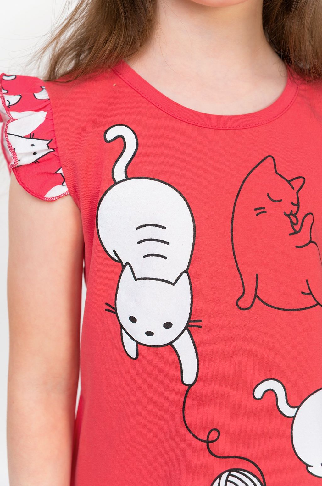 Хлопковая пижама для девочки Bonito  фото 5