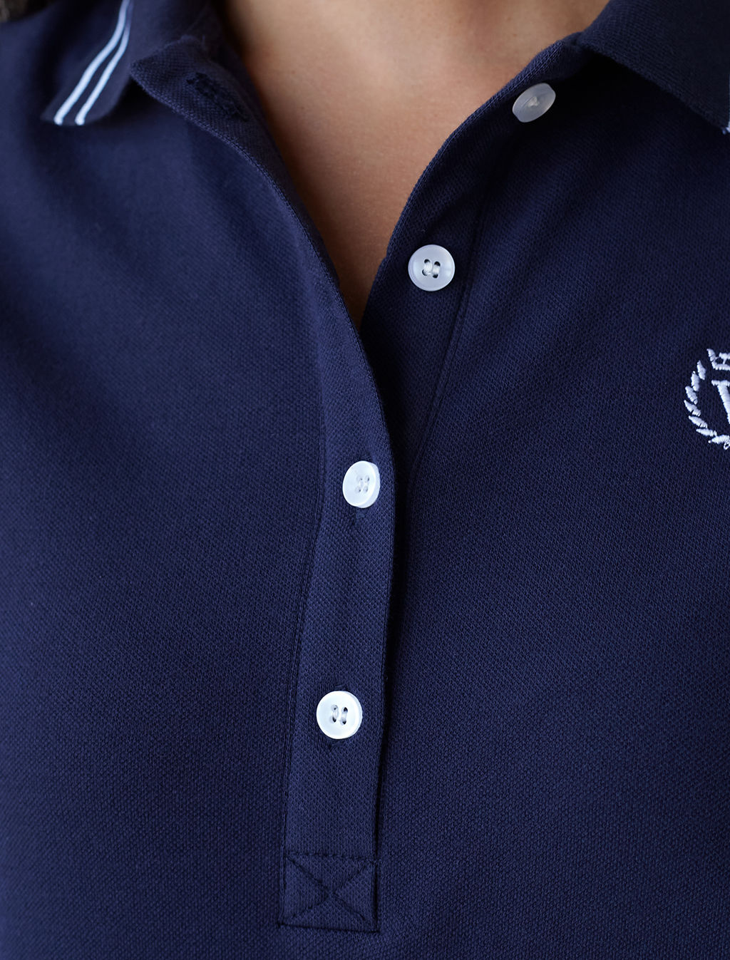 Платье-поло трикотажное - Vilatte фото 2