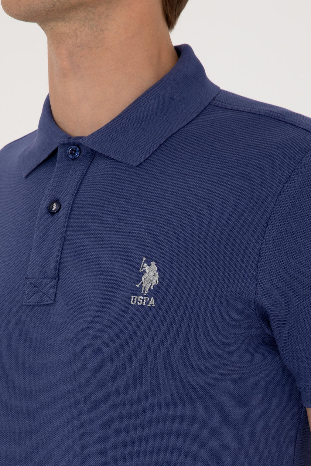 Erkek A__k Lacivert Basic Ti__rt - U.s. polo assn фото 7