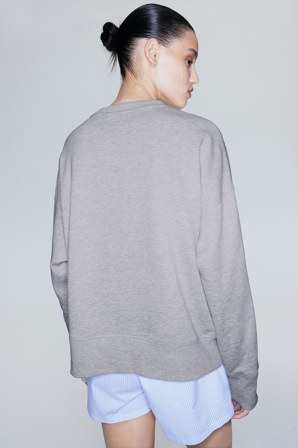 Sudadera oversize con estampado - H&m фото 4