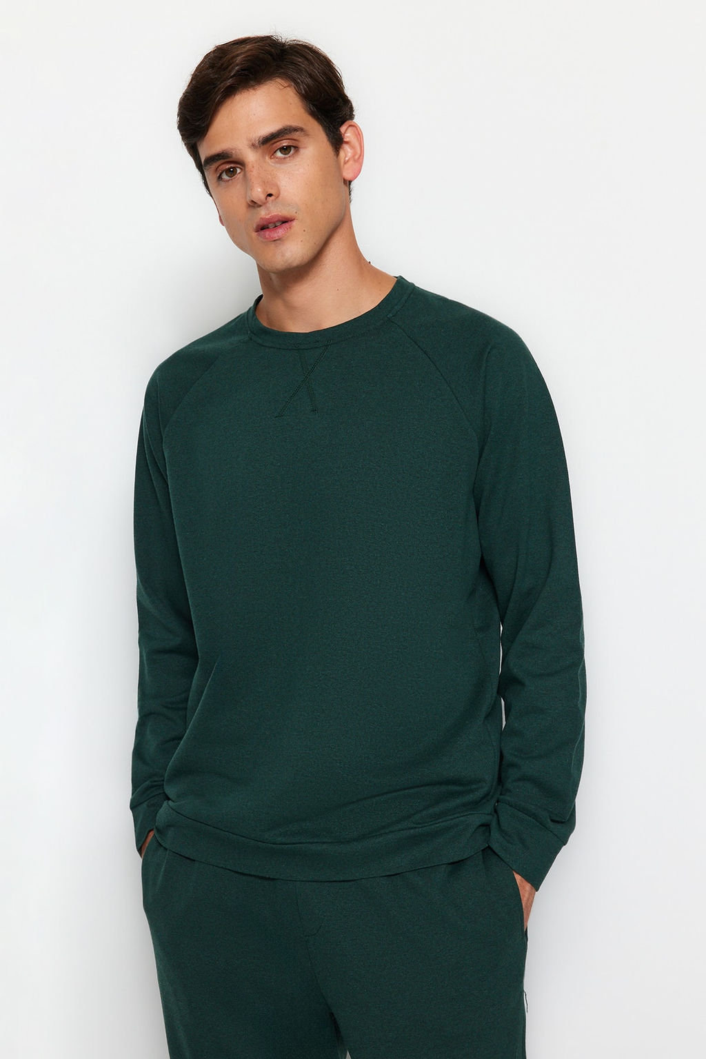 TRENDYOL MAN Lacivert Regular Fit Pijama Tak?m? TMNAW22PT0510 - Trendyolmilla фото 2