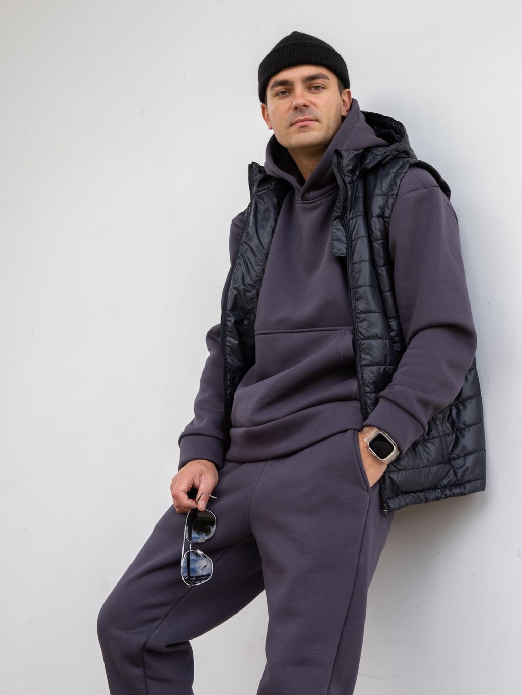 Мужской Мужской спортивный костюм БТ010, темный-графит от Спортсоло - Sportsolo фото 4