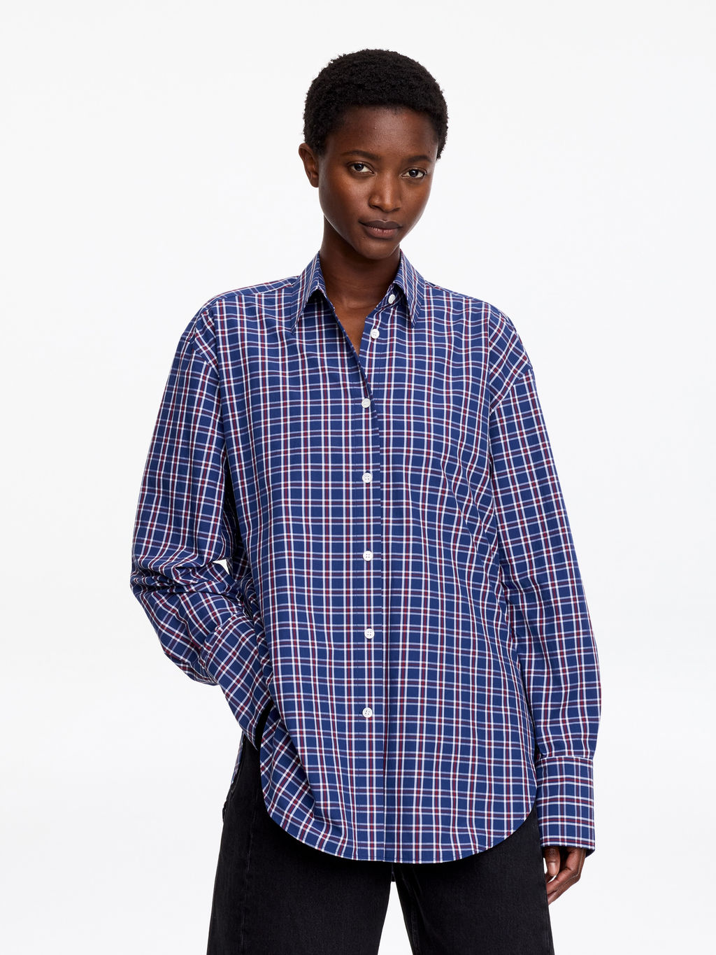 Camisa de popelina relaxed fit - H&m фото 2