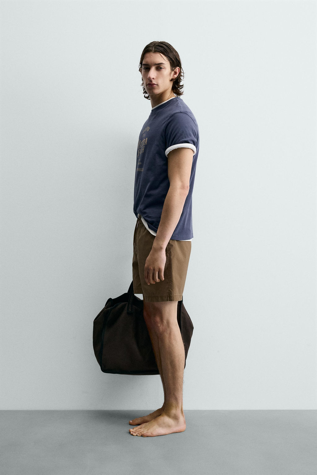 CAMISETA GR?FICO POLINESIA / Azul - Zara фото 4