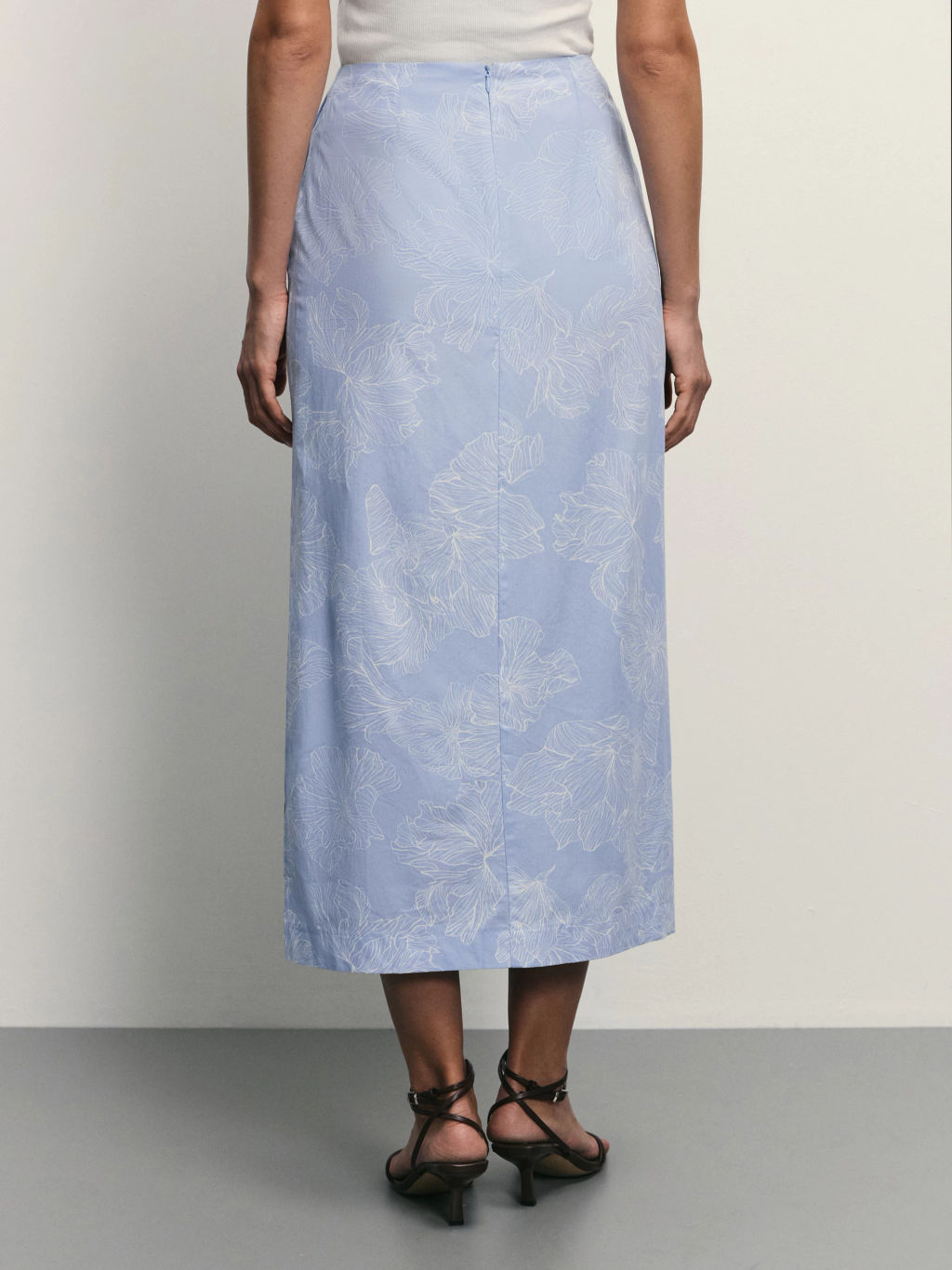 Юбка миди прямого кроя / Zarina  фото 5