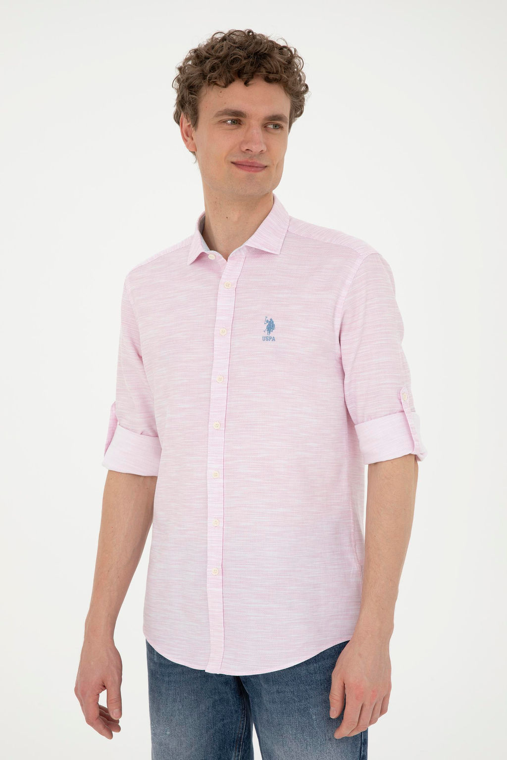 U. S. Polo Assn / Мужская рубашка с длинным рукавом Magnolia - U.s. polo assn фото 10