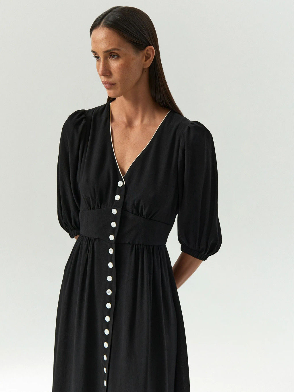 EMKA / Платье макси из 100% вискозы  фото 3