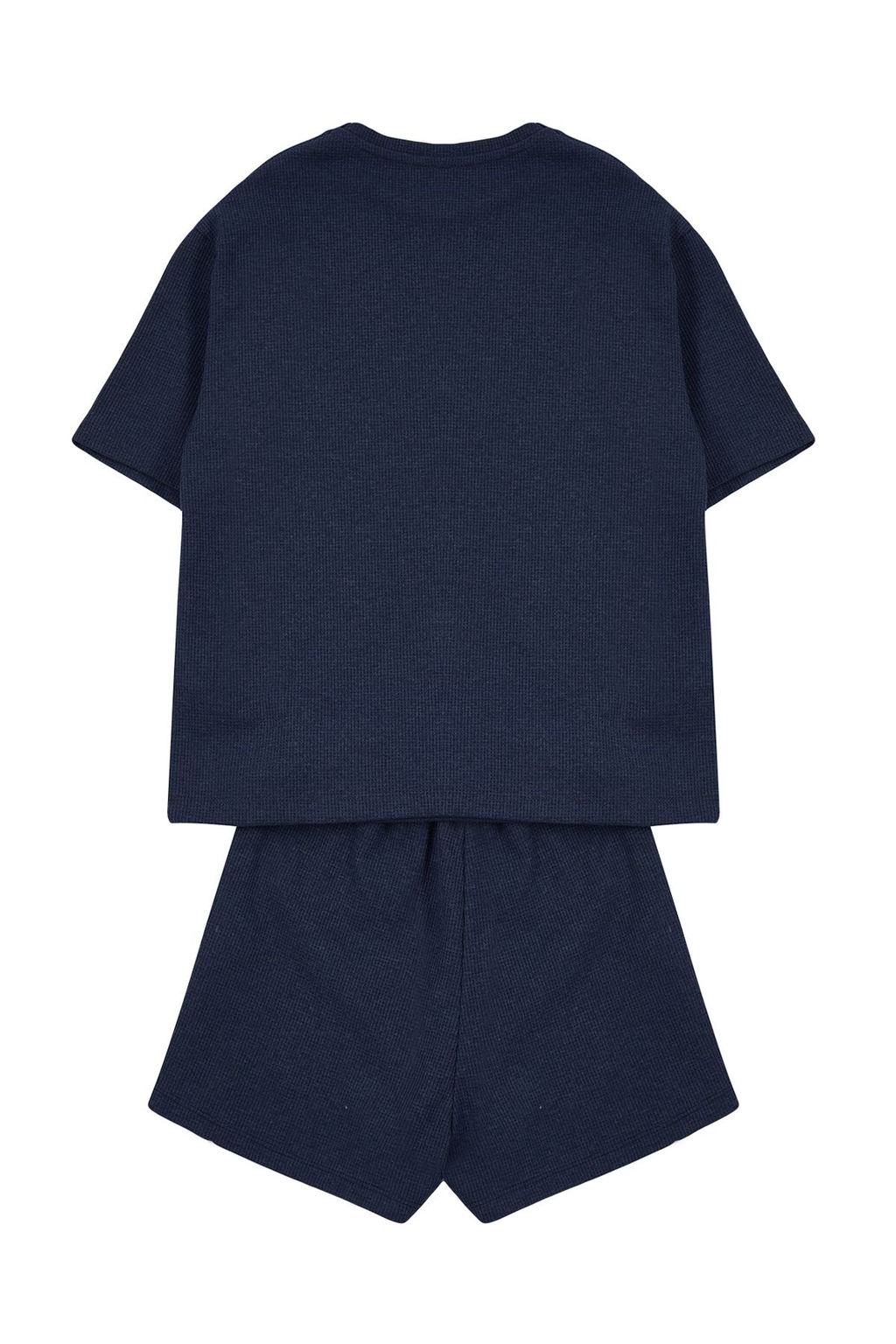 Trendyolmilla Siyah Waffle Kumas Sortlu Orme Pijama Tak?m? THMSS22PT0524  фото 28