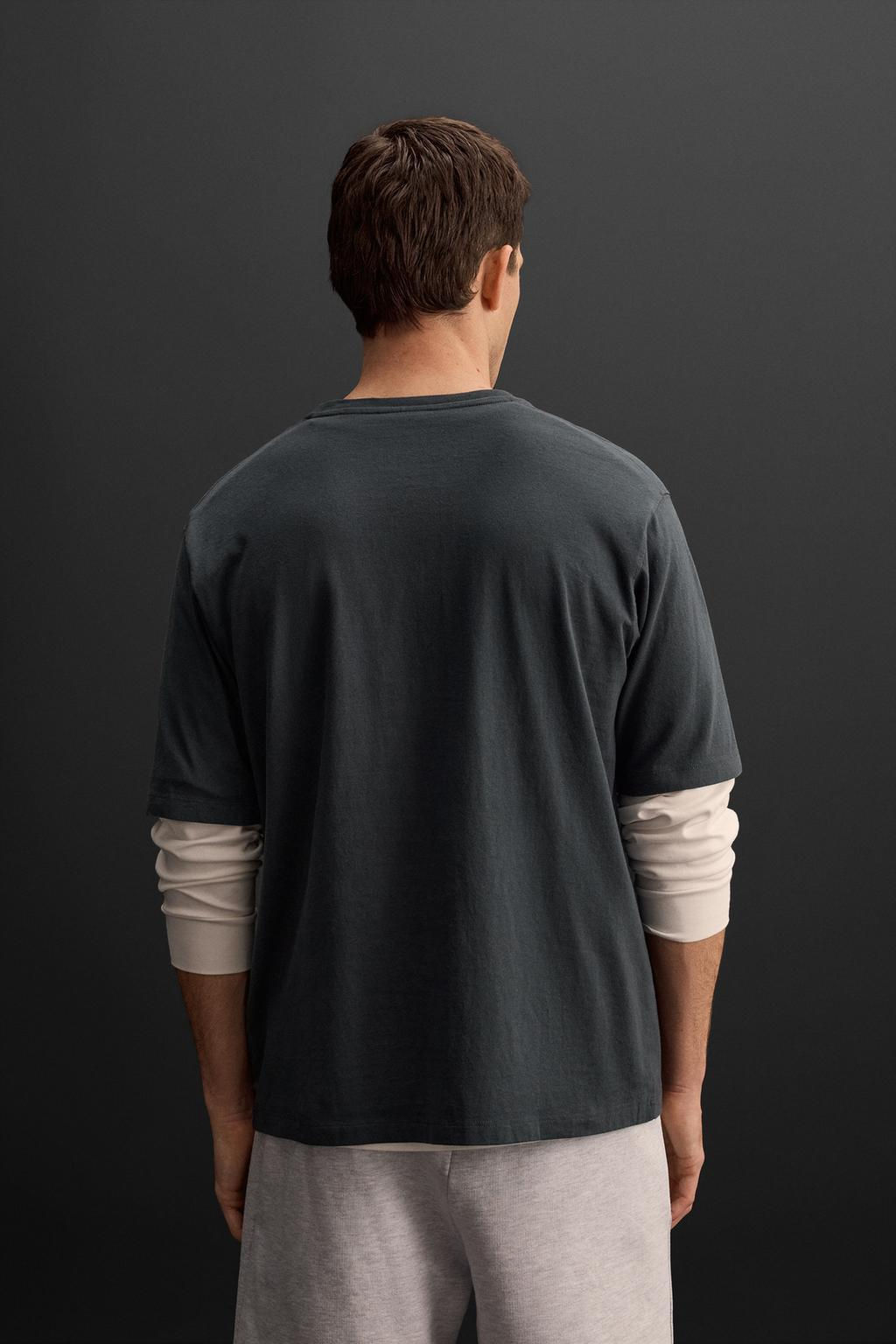 RUNNING GRAPHIC PRINT T-SHIRT - Zara фото 3