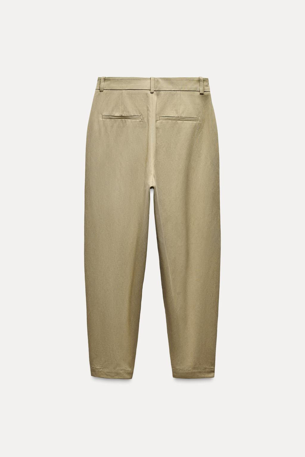 DARTED BAGGY TROUSERS - Zara фото 7