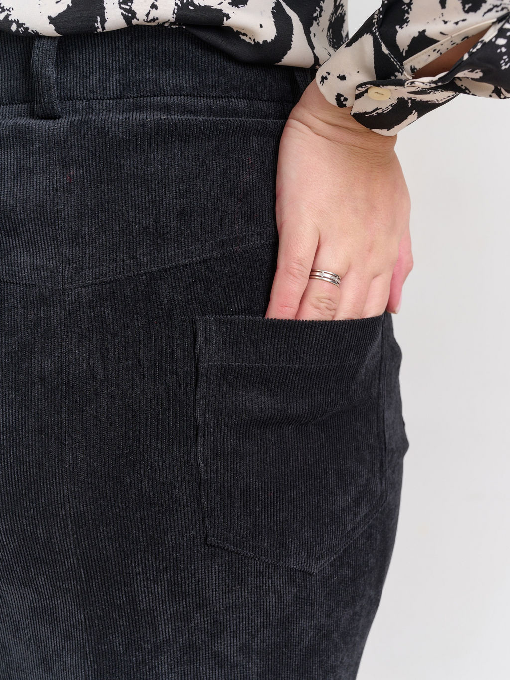 Вельветовая юбка