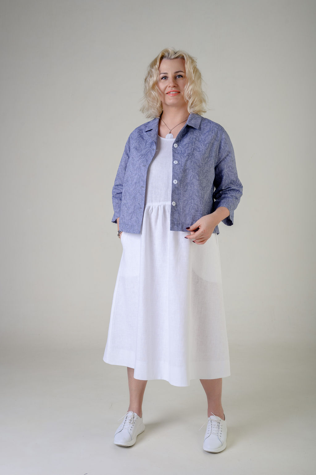 жакет 100% хлопок - Новый лен фото 3