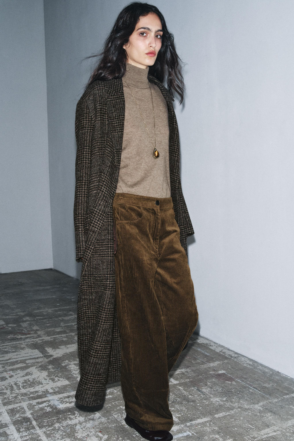 ZW COLLECTION CHECK COAT - Zara фото 4