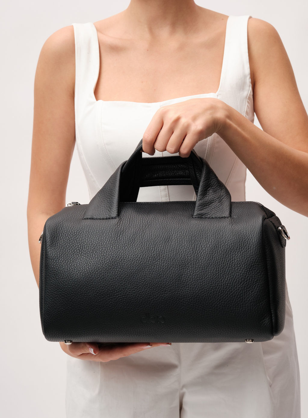 Кожаная сумка Bowling DBR 31378 черный фото 3