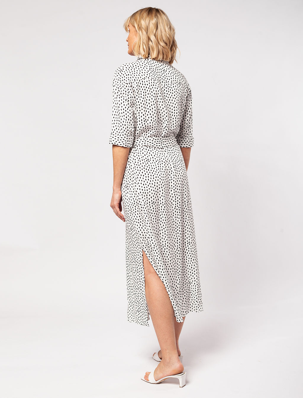 VILATTE / Платье-рубашка из премиальной вискозы  фото 4