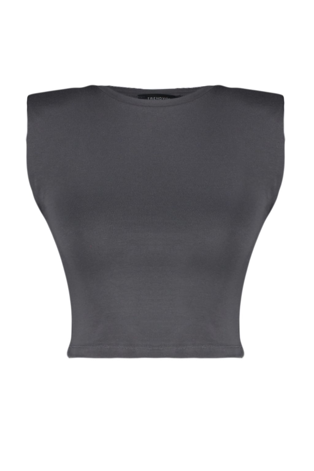 Trendyolmilla Siyah Vatkal? Fitted/Vucuda Oturan Bisiklet Yaka Crop Esnek Orme Bluz TWOSS23BZ00251  фото 18