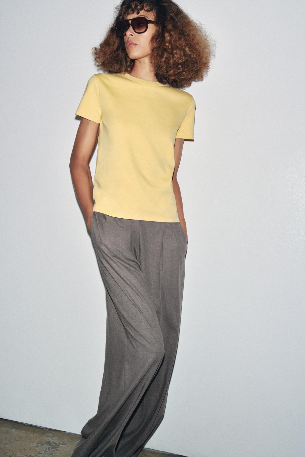 SHORT SLEEVE INTERLOCK T-SHIRT - Zara фото 2