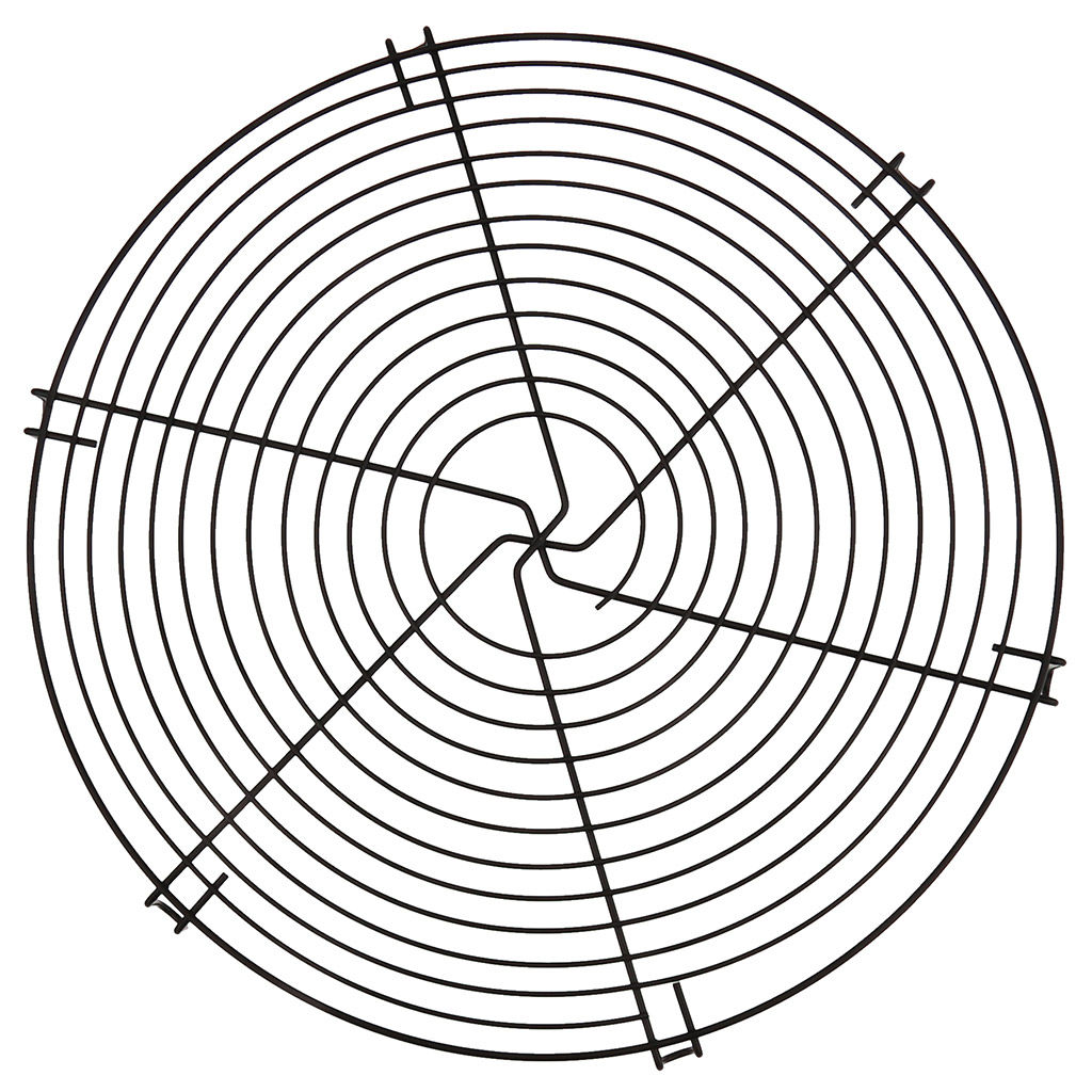 Решетка для глазирования и охлаждения кондитерских изделий, д30см h2,7см, (31,8х30х2,7см), металл, окрашенный, цвет - черный (Китай) - Домашняя мода фото 2