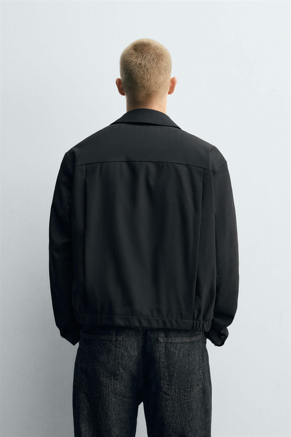 RELAXED FIT HERRINGBONE JACKET - Zara фото 3