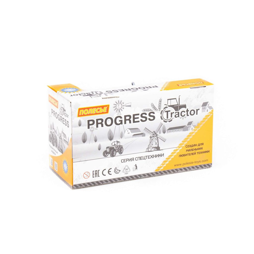 Экскаватор Прогресс инерционный (оранжевый) (в коробке) - Полесье фото 9