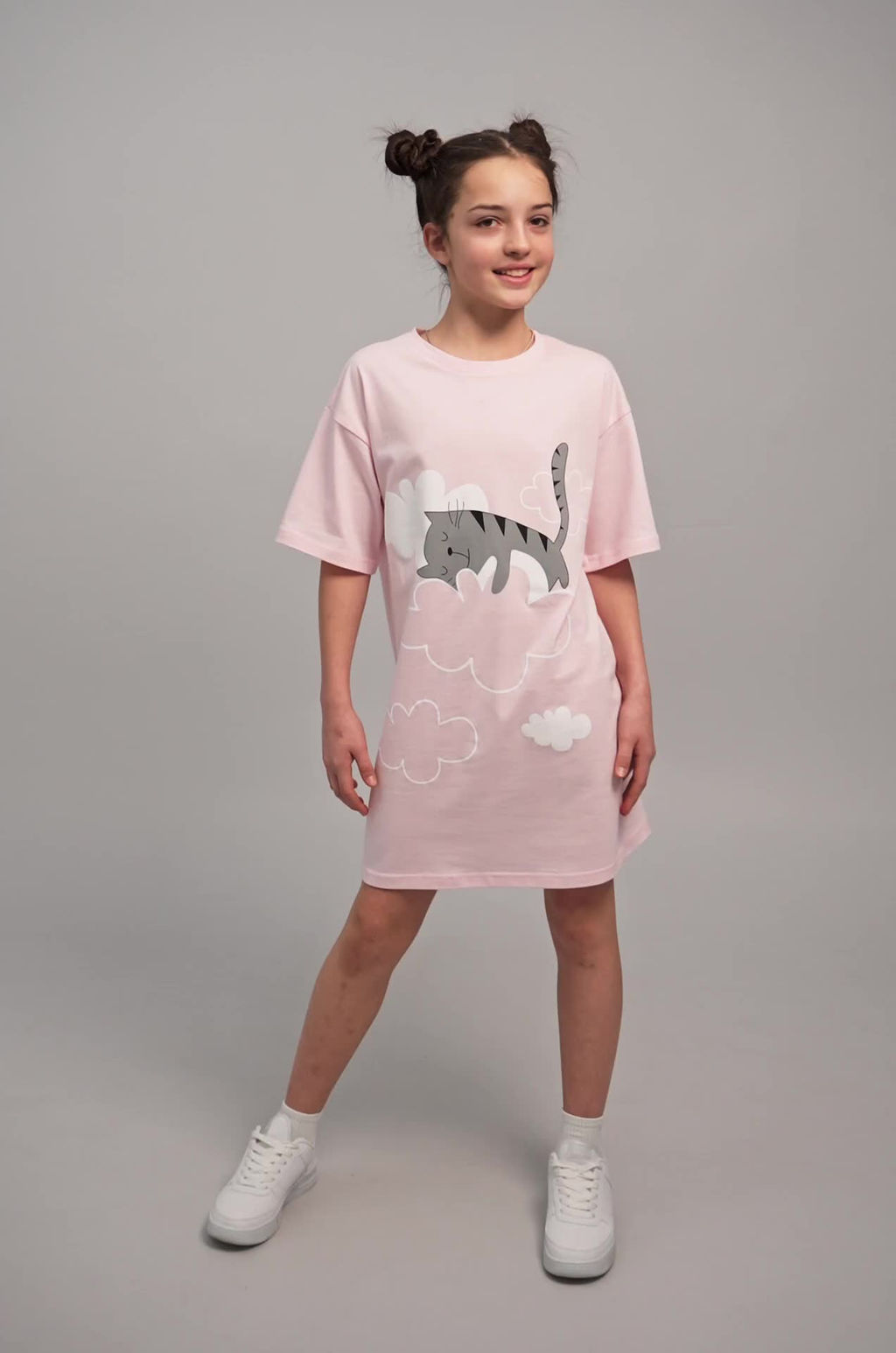 Туника оверсайз для девочки Happyfox