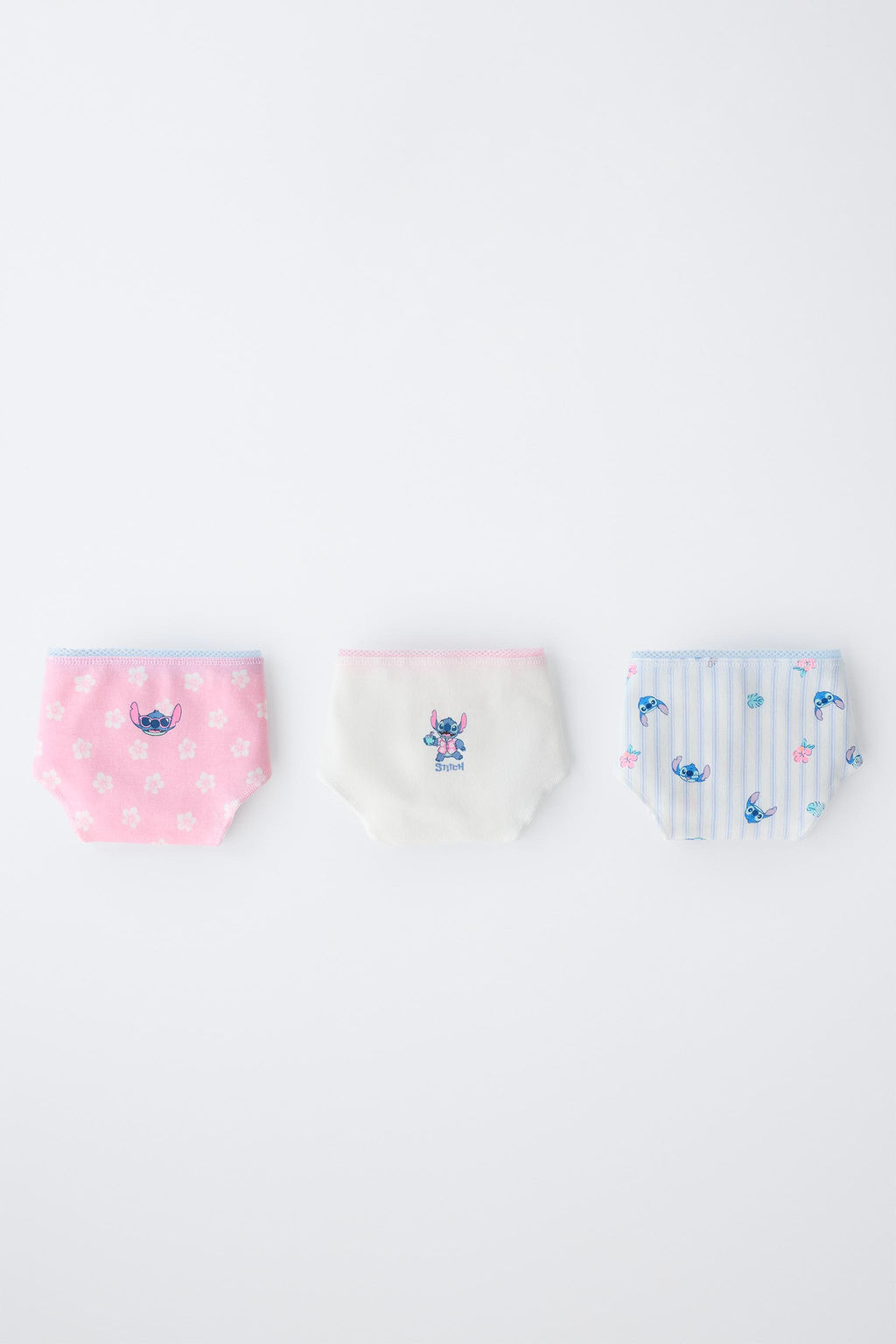 6-14 A?OS/ PACK TRES BRAGUITAS LILO & STITCH DISNEY / Multicolor - Zara фото 5