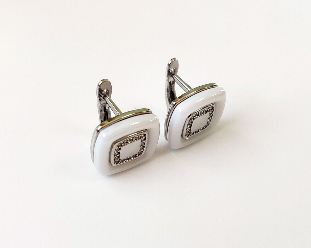 Серьги с керамикой