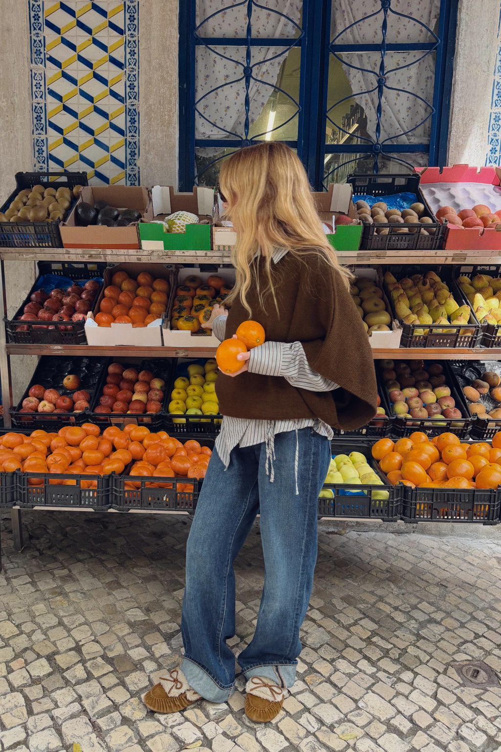 KNIT WIDE SLEEVE JUMPER