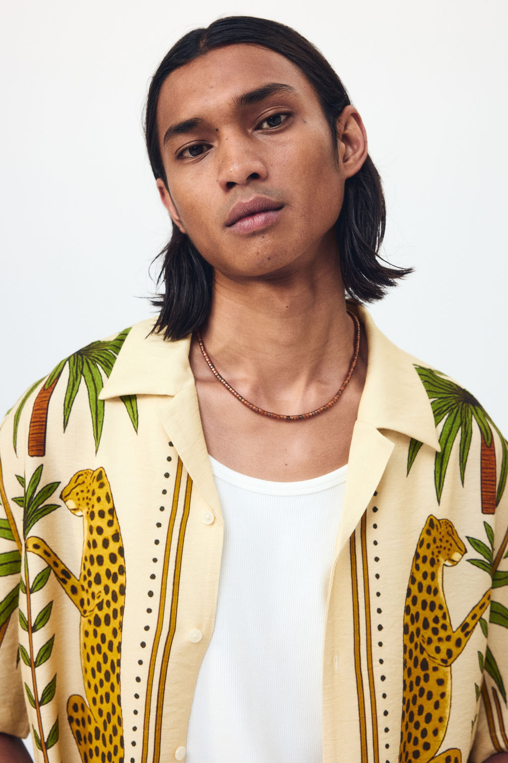 Camisa resort estampada Relaxed Fit - H&m фото 8