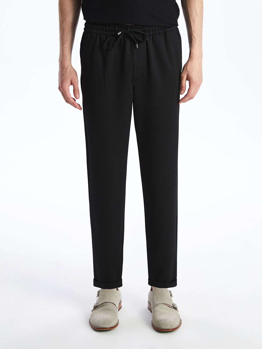 LC Waikiki Siyah Slim Fit Erkek Pantolon