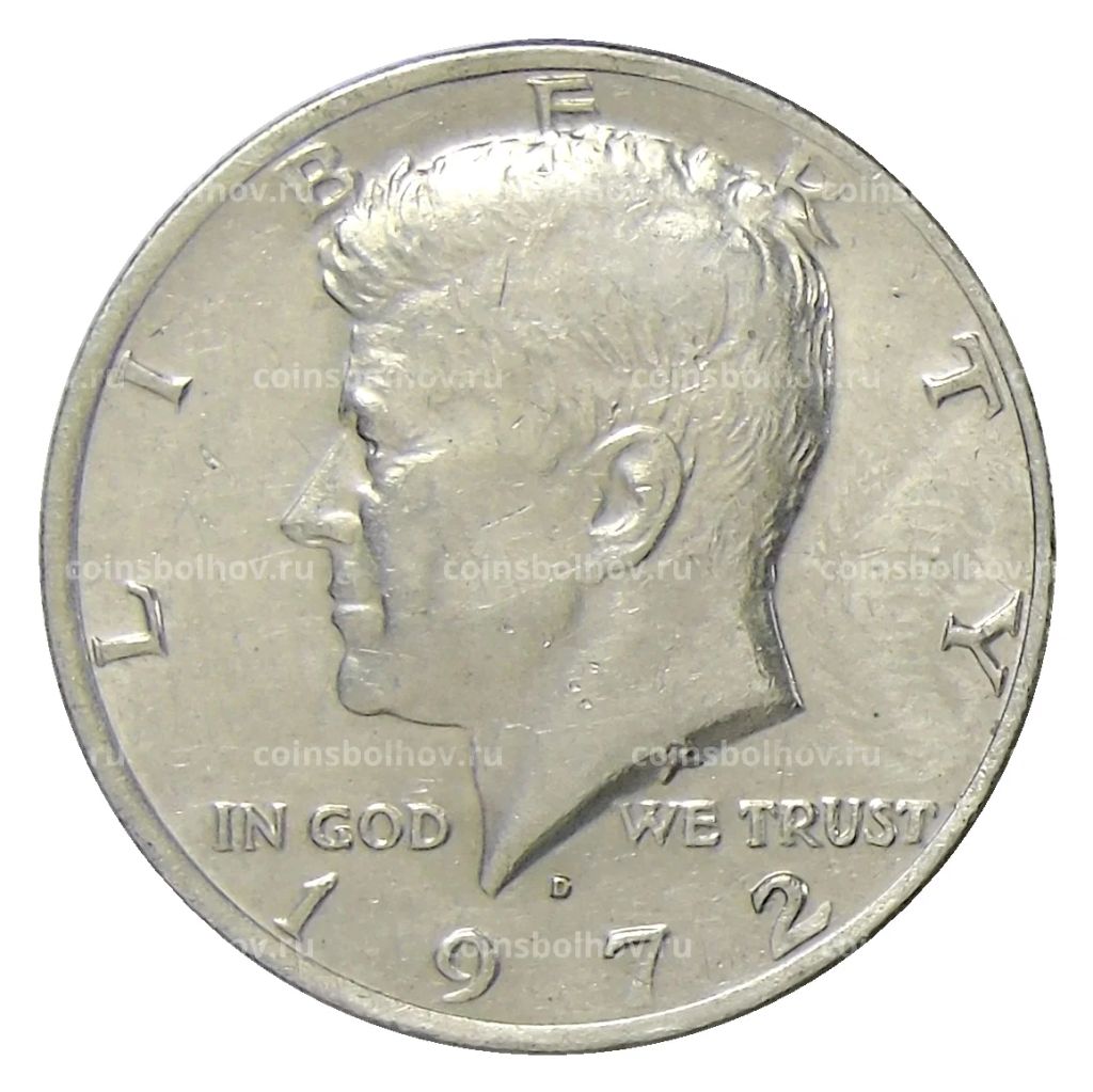 1/2 доллара (50 центов) 1972 года D CША